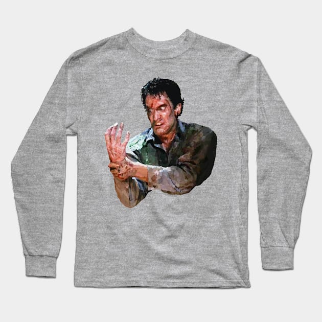 Ash Vs Evil Dead Long Sleeve T-Shirt by ampafra